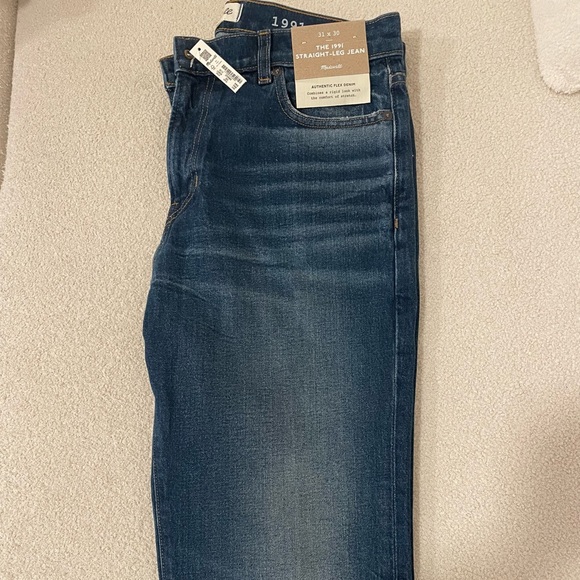 Madewell men’s 1991 straight leg jeans - Picture 2 of 2